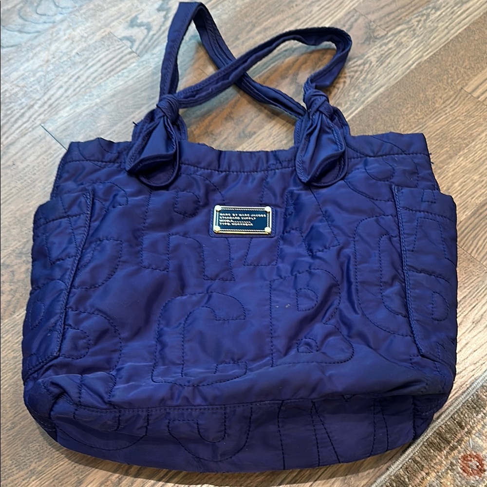 Marc By Marc Jacobs Purple Tote with Quilted Texture